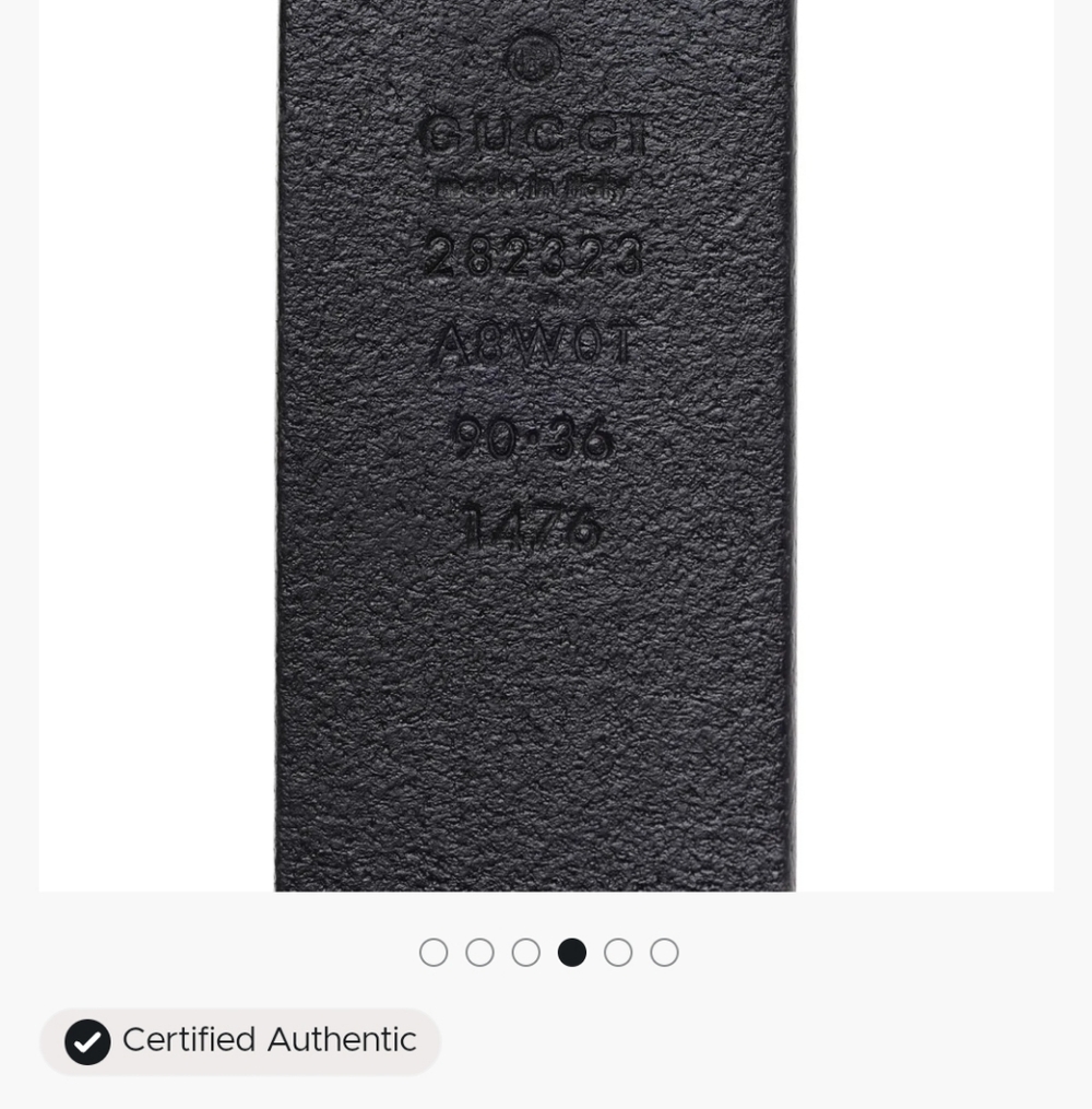 Gucci belt size 36 - Picture 5 of 6